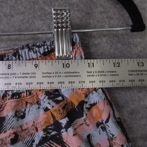 Lululemon Running Shorts Womens 2 Pink Orange Black Print Mesh Lined Athletic - Picture 4 of 6